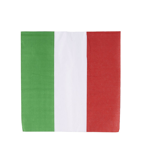 Servetten Italiaanse Vlag (20st)
