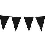 Zwarte Mini Vlaggenlijn - 3 meter
