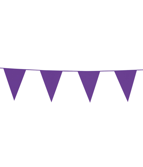 Vlaggenlijn paars 10 meter