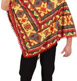 Mexicaanse Poncho Kleurrijk Volwassenen