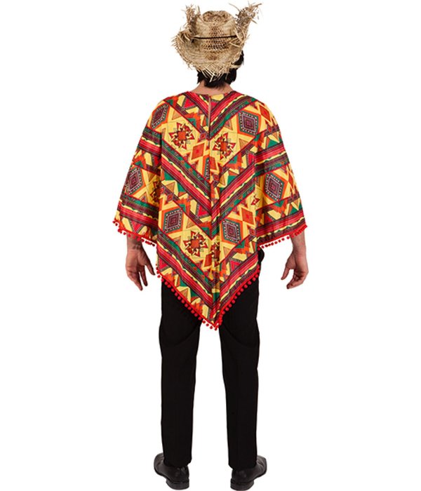 Mexicaanse Poncho Kleurrijk Volwassenen