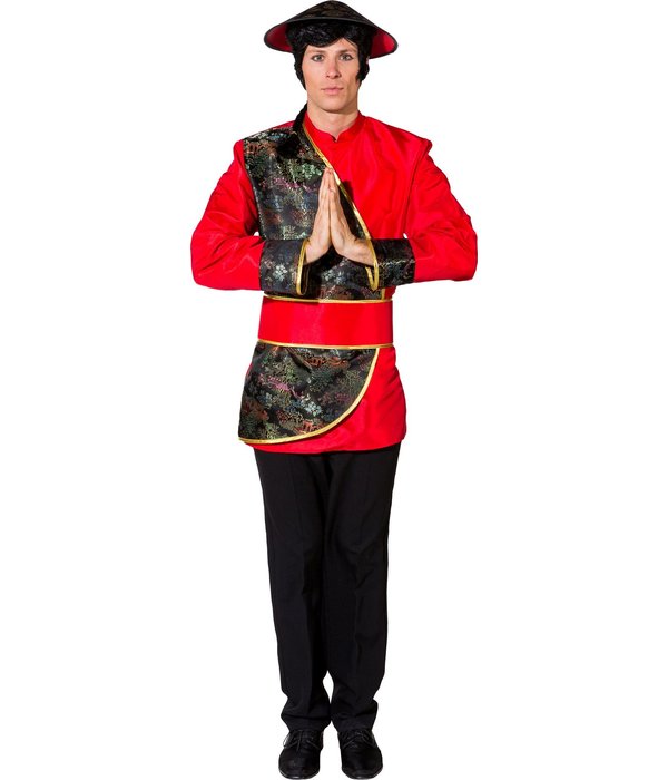 Chinese Top Met Riem Rood