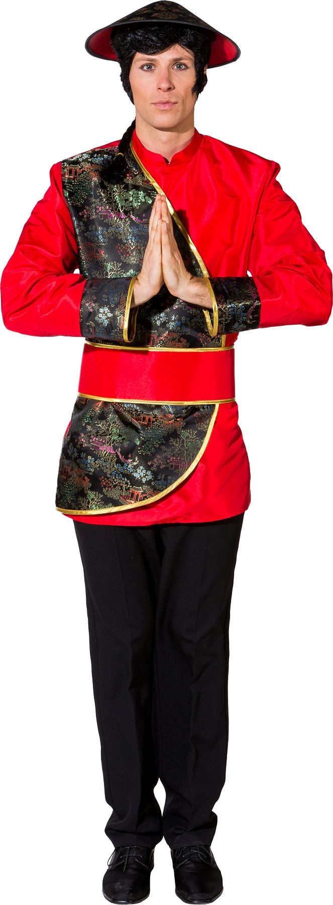Chinese Top Met Riem Rood afbeelding