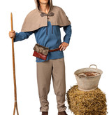 Middeleeuws Kostuum Dienaar 2-Delig