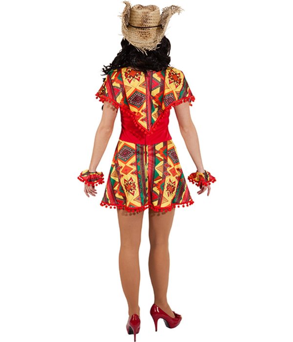 Mexicaanse Jurk Dames Rood