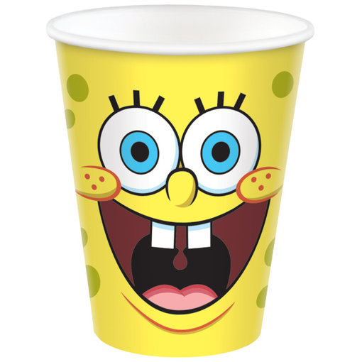 Spongebob Bekers 250ml (8st)