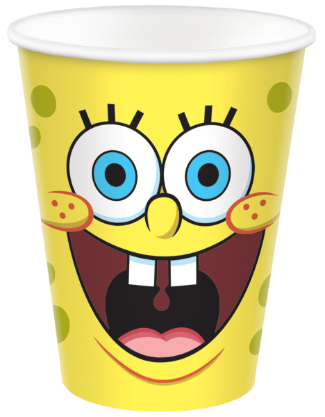 Spongebob Bekers 250ml (8st)