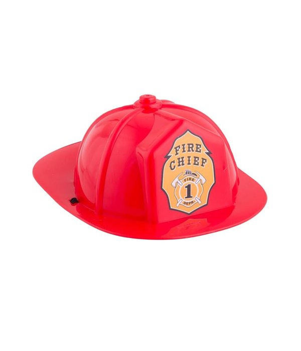 Brandweerhelm mini met elastiek