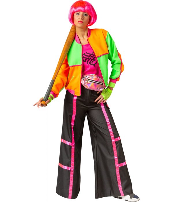 Neon Blouson Jasje 80's Dames