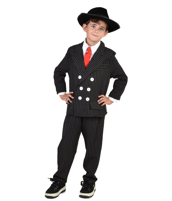 Gangster stoer kostuum kind
