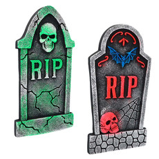 Grafsteen 'RIP' Neon 41x21cm