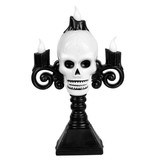 Led-kandelaar Schedel 16x10cm