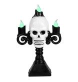 Led-kandelaar Schedel 16x10cm