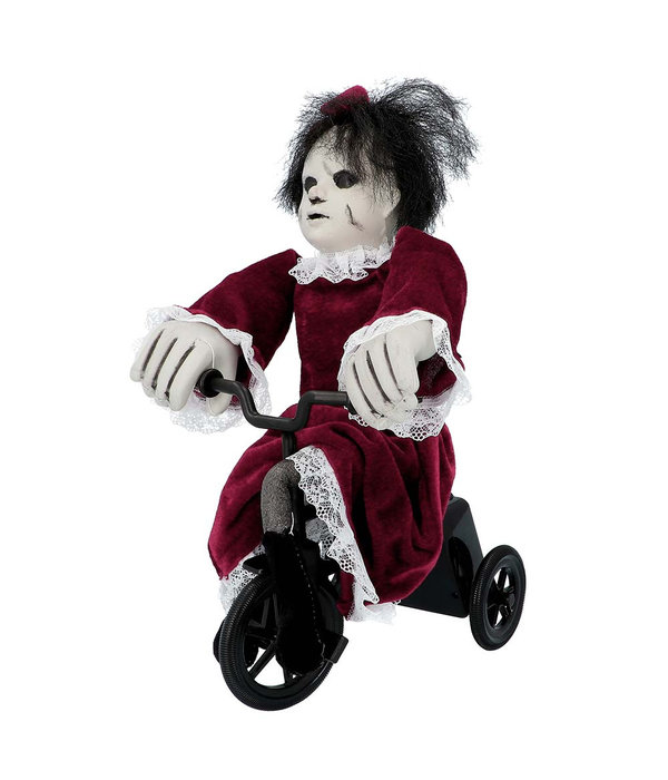 Decoratie Griezel Angry Mathilde op fiets