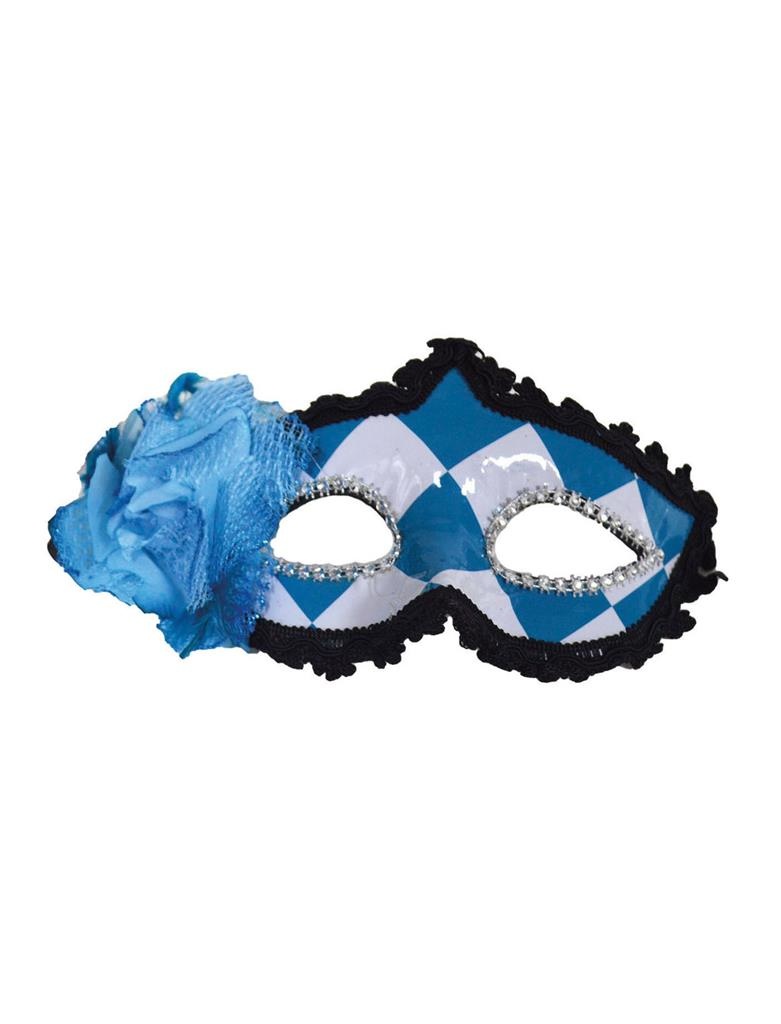 Oogmasker Oktoberfest Blauw/Wit afbeelding