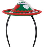 Tiroler mini hoed met diadeem