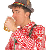 Tiroler hoed met 3 koordjes