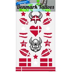 Plaktattoos Denemarken (18st)