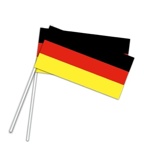 Zwaaivlaggetjes Duitsland Op Stok (50st)