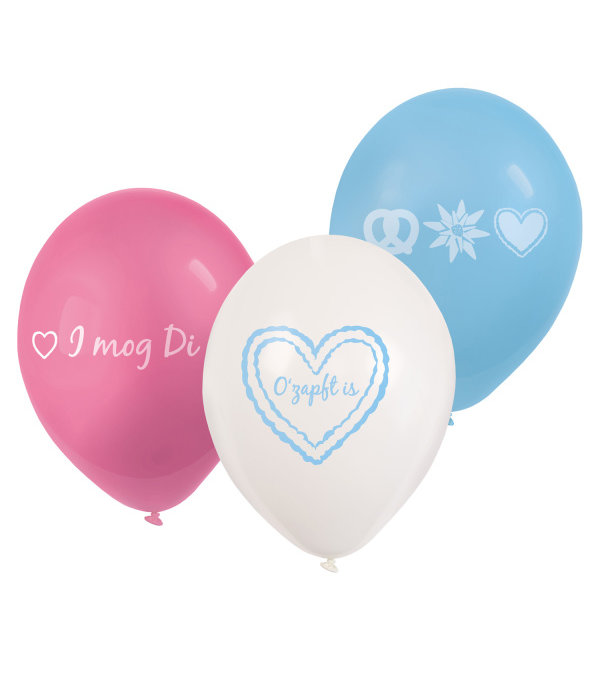 Ballonnen Oktoberfest Multikleur (6st)