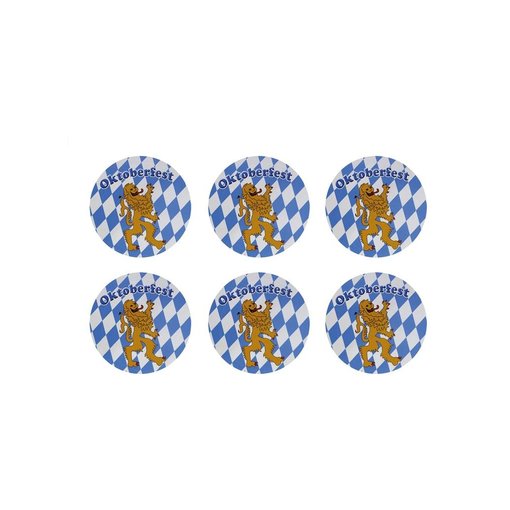 Magnetische Onderzetters Oktoberfest (6st)