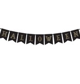 Halloween Vaandel Slinger Zwart (175cm)