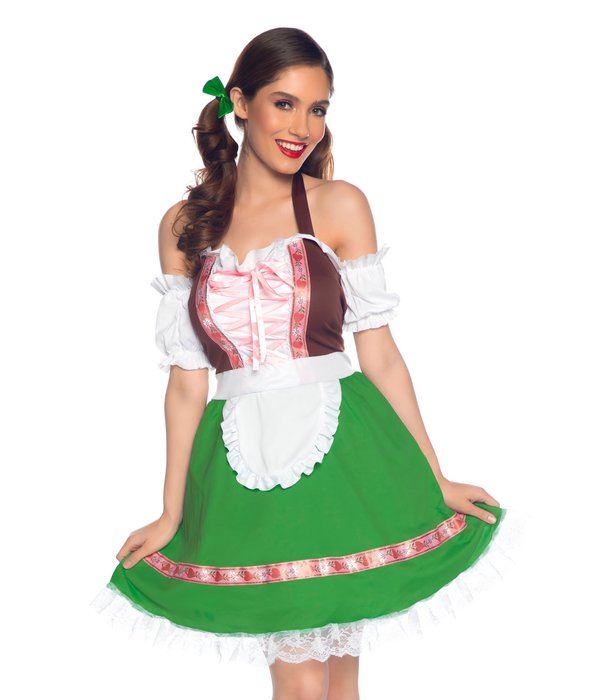 Oktoberfest Jurk Gretchen Met Haarstrikken