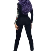 Skelet Jumpsuit Bloemen Dames