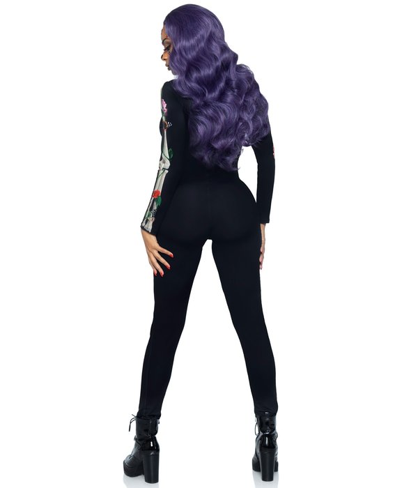 Skelet Jumpsuit Bloemen Dames