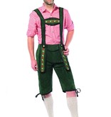 Lederhose lang donkergroen Johann