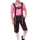 Lederhose Lang Donkerbruin Theodor