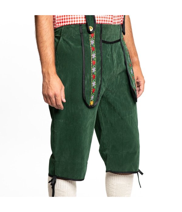 Lederhose lang donkergroen Johann