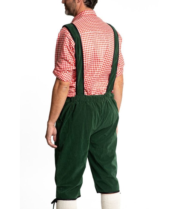 Lederhose lang donkergroen Johann
