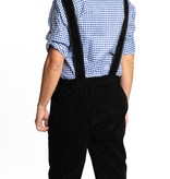 Lederhose lang zwart Karl