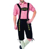 Lederhose lang zwart Karl