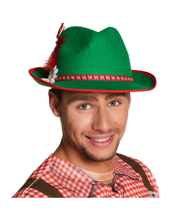 Hoed Tirol Traditioneel Bloem