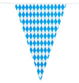 Reuzenvlaggenlijn Beieren Blauw/Wit (8m)