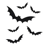 Vleermuis Halloween Raamstickers (11st)