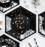 Trick Or Treat Halloween Vleermuis Bordjes (6st)