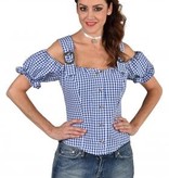 Tirools Blousje Brabants Bont Blauw