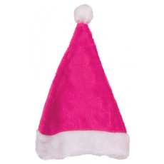 Kerstmuts Roze pluche