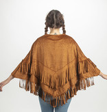 Suede Poncho