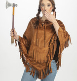 Suede Poncho