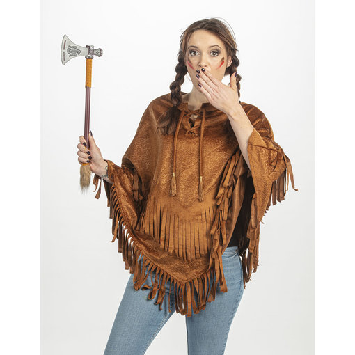 Suede Poncho