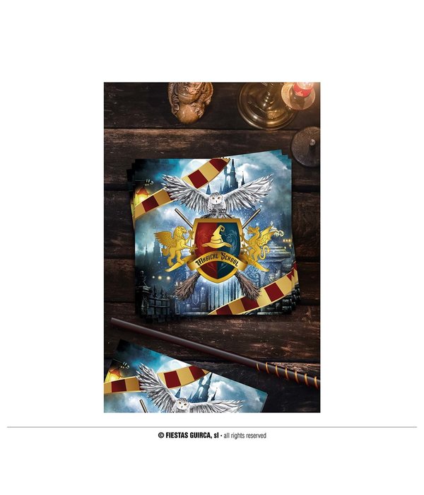 Magical School Servetten Harry (12st)