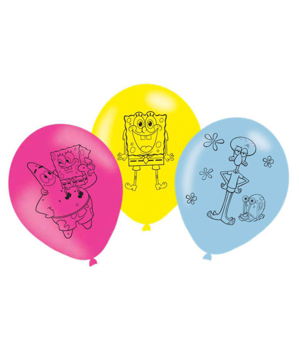 Spongebob Ballonnen (6st)