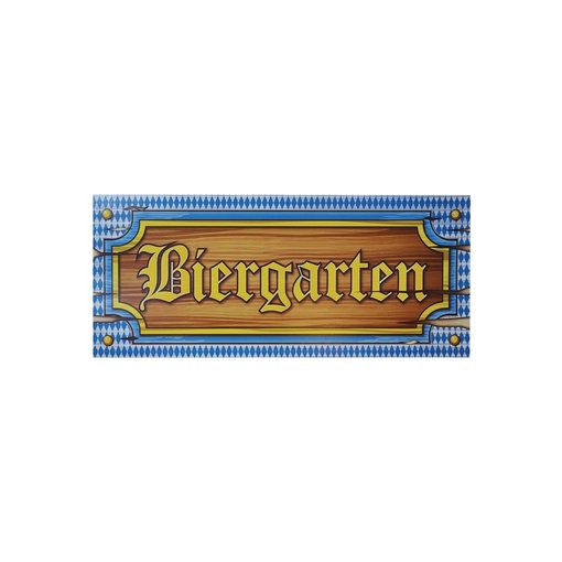 Wanddecoratie Biergarten Oktoberfest (2st)