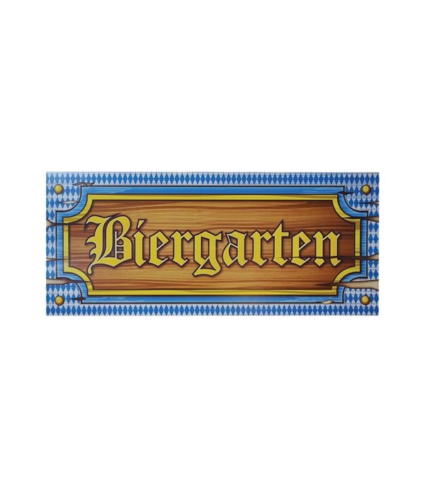 Wanddecoratie Biergarten Oktoberfest (2st)