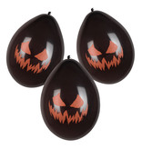 Ballonnen Halloween Creepy Pumpkin (6st)