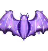 Folieballon Vleermuis Paars (96 x 44 cm)